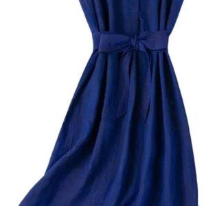 Polo Collar Long Silk Dress for Women