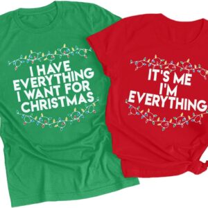 Christmas Couples Matching His and Her Graphic T-Shirt