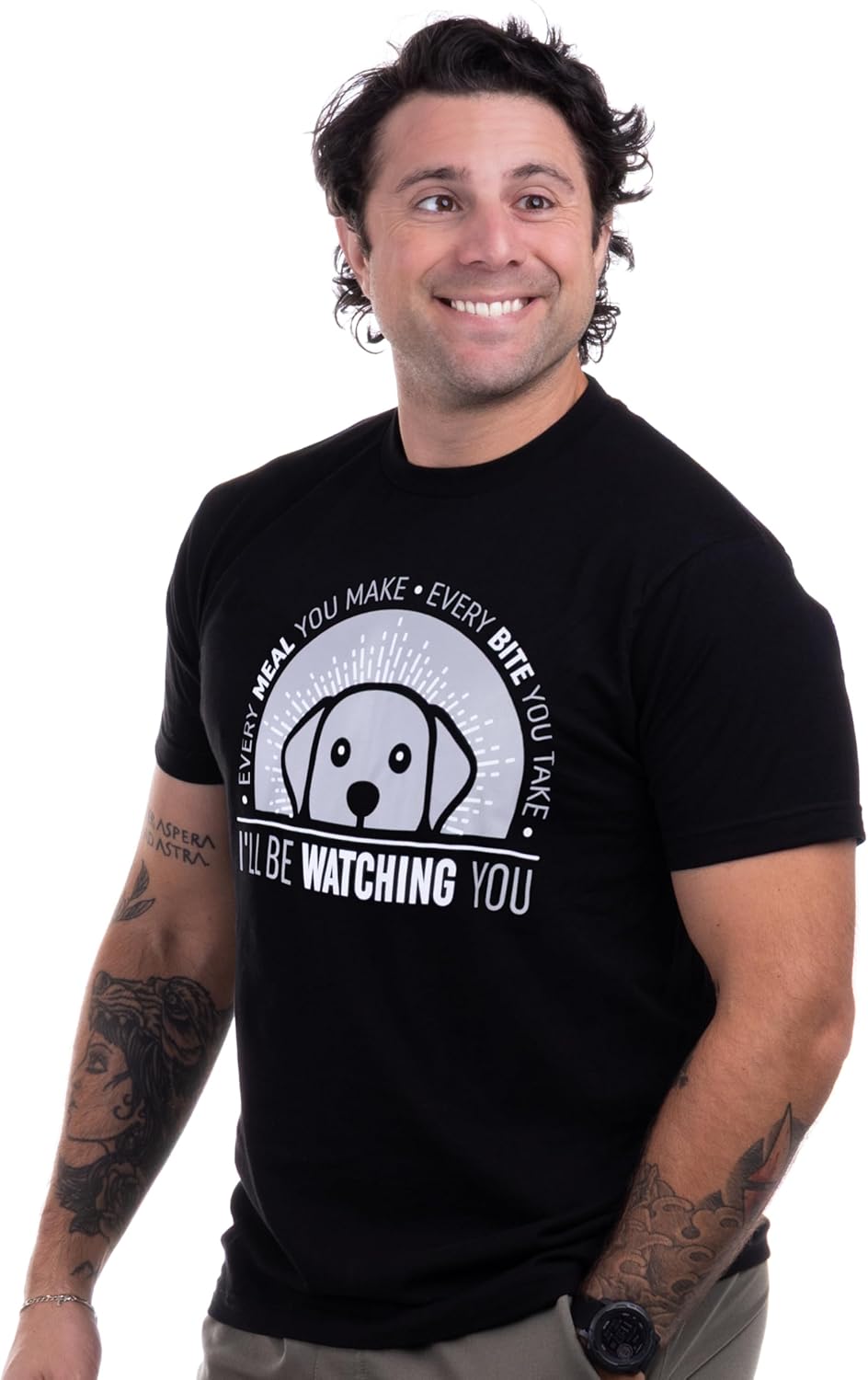 Every Meal You Bake Retro Dog Lover Graphic T-Shirt - Image 4