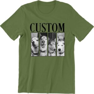 Custom Pet Photo Unisex T-Shirt for Dog Lovers