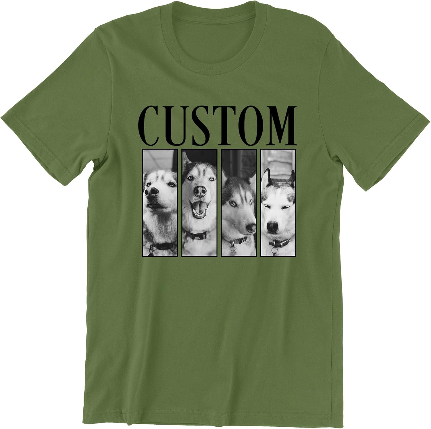 Custom Pet Photo Unisex T-Shirt for Dog Lovers