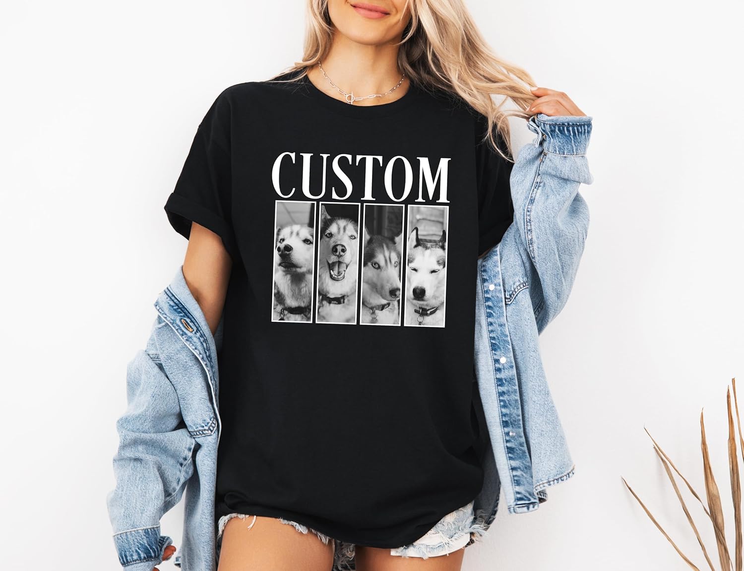 Custom Pet Photo Unisex T-Shirt for Dog Lovers - Image 5