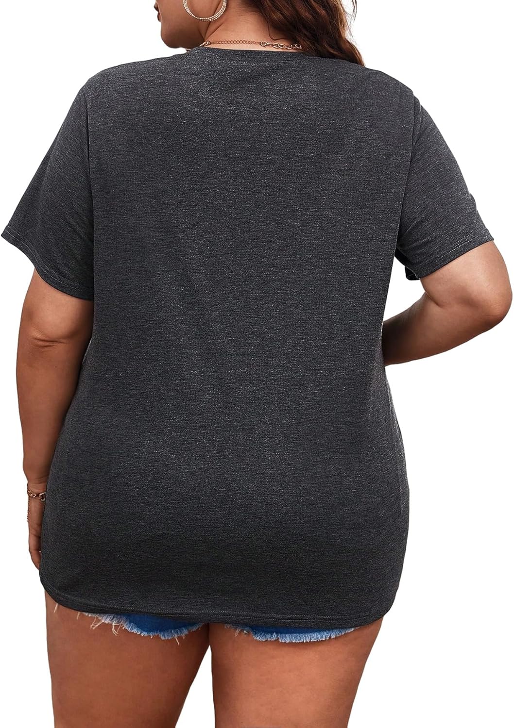 Tis The Season Fall Graphic Crew Neck T-Shirt for Women