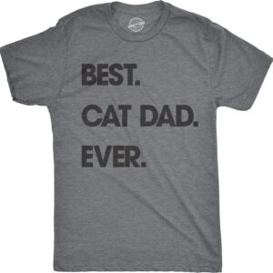 Best Cat Dad Ever Graphic T-Shirt for Men